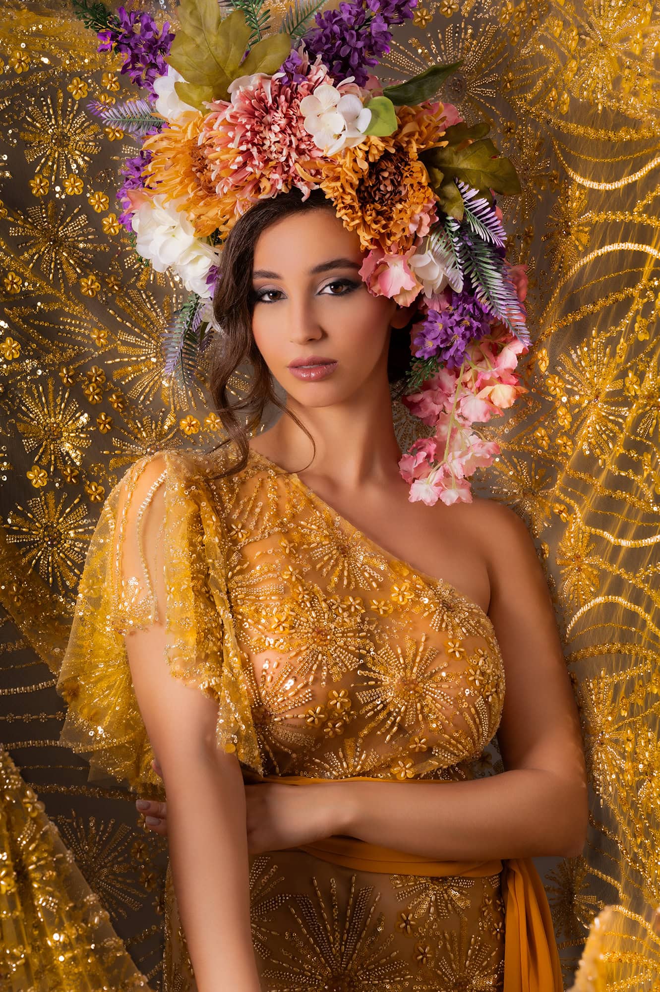 Candidata a Reina del Carnaval de Tenerife 2025